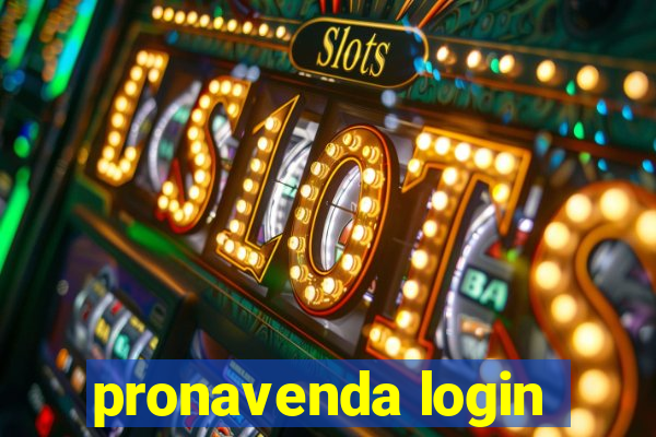 pronavenda login